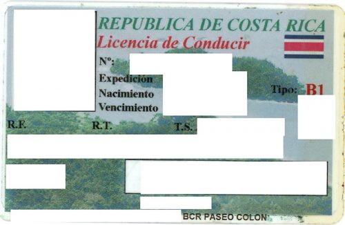 Führerschein Costa Rica
