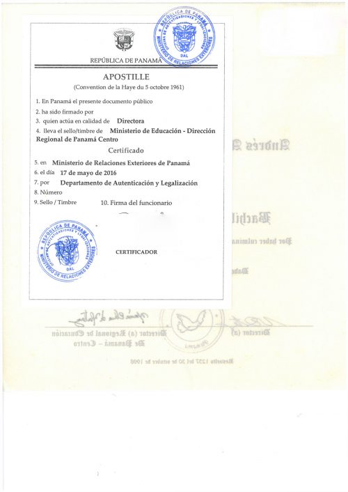 Apostille Panama