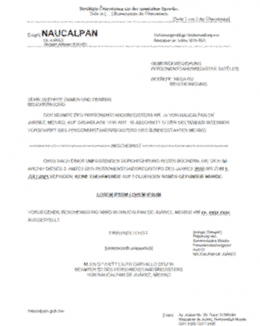 Ledigkeitsbescheinigung Naucalpan