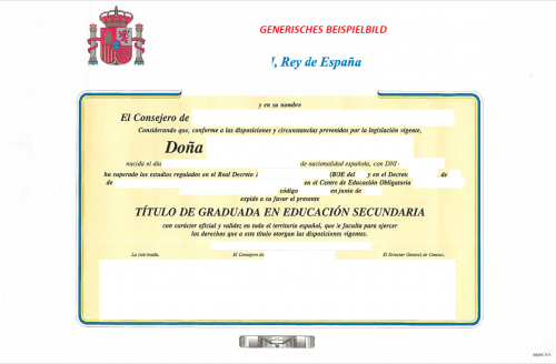 Titel "Rey Juan Carlos" ESO Madrid 1631/2006