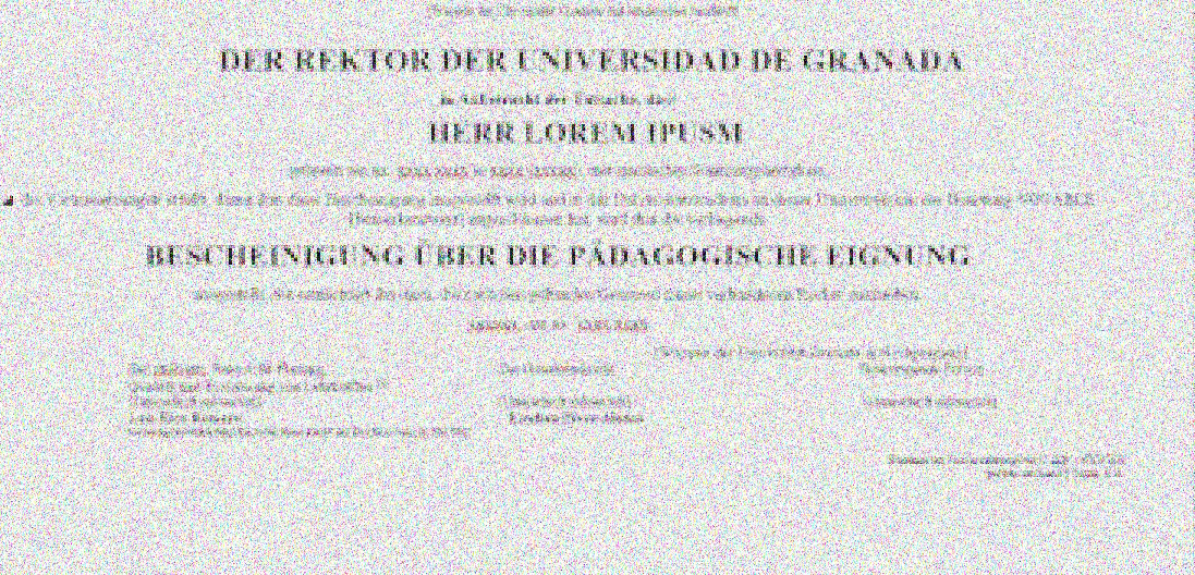 Certificado de Aptitud Pedagógica Spanien Urkundenübersetzer Online