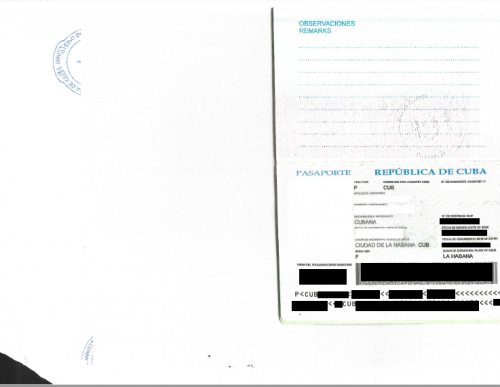 Cotejo de pasaporte - beglaubigte Kopie Reisepass Kuba