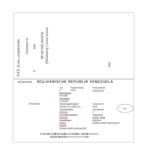 Reisepass Venezuela