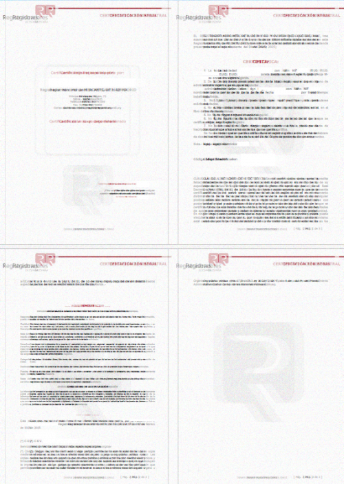 Certificación Registral Registrador Mercantil de MERCANTIL DE MADRID 2025, digital