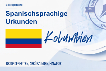 Übersetzungen Urkunden Kolumbien