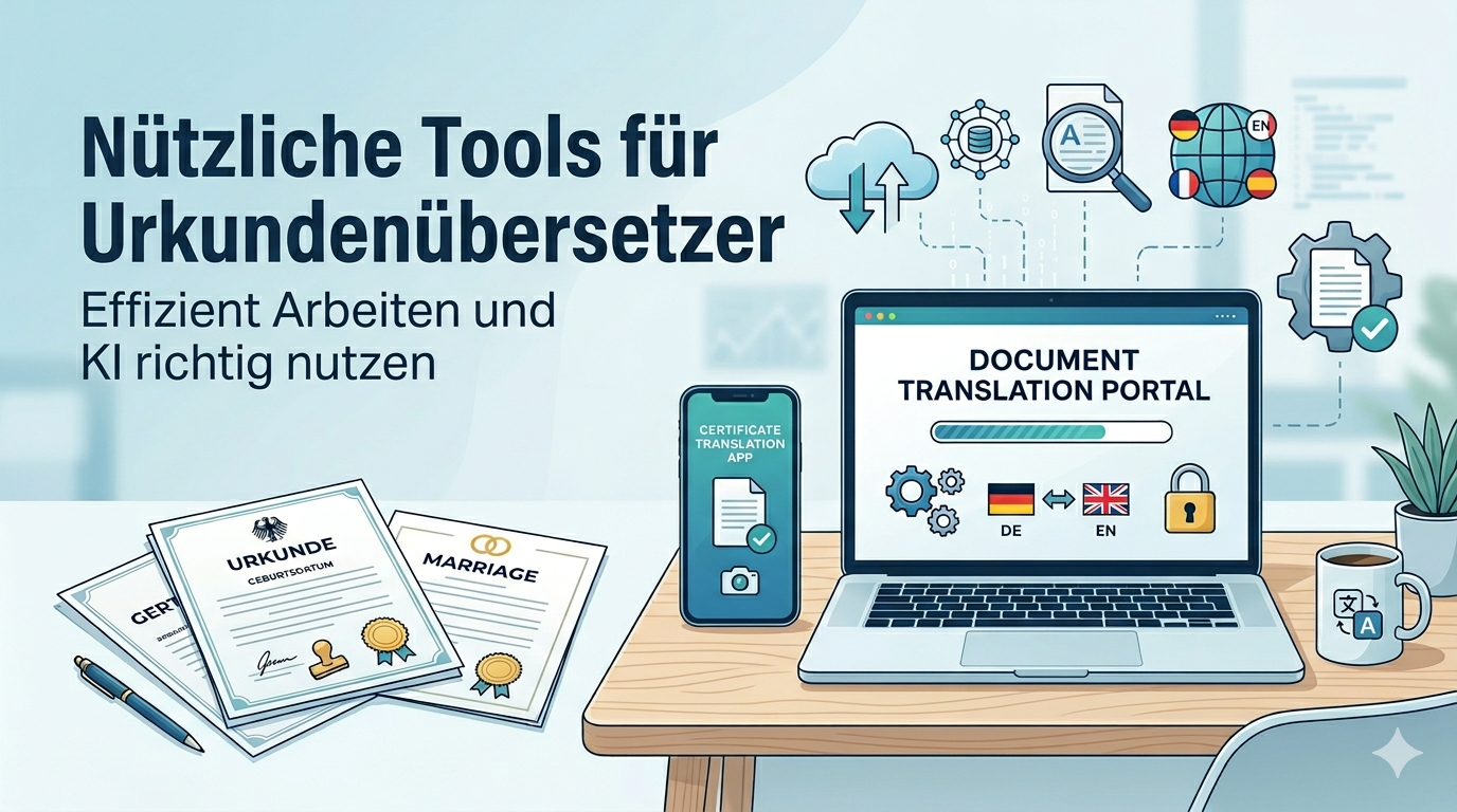 Nützliche Tools für Urkundenübersetzer